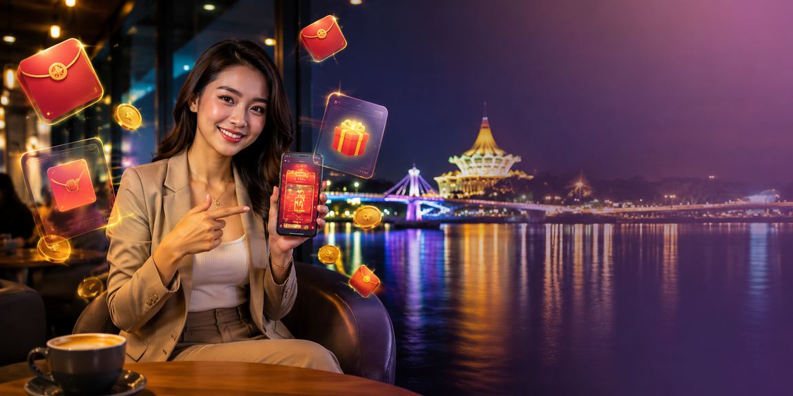 Pengguna Kuching menerima bonus sampul merah daripada promosi permainan popular 1001